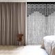 thumbnail image 4 of Xiao Hua 2 cortinas de macramé con encaje para puertas, separador de ambientes, estilo hippie, para puertas, armarios, dormitorios, puertas, decoraciones, 99 x 199 cm, color blanco., 4 of 4