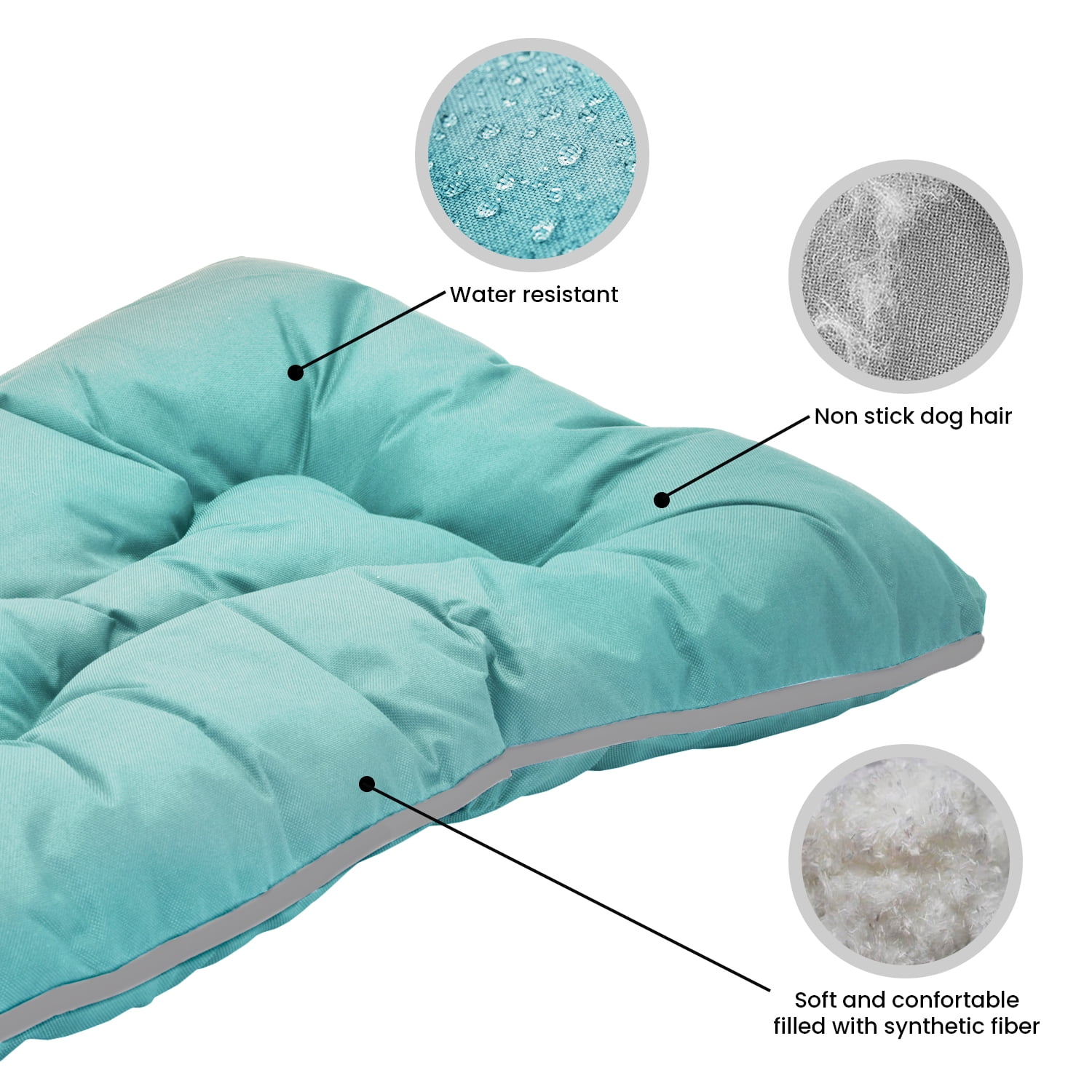 Precious Tails Co-Pilot Waterproof Dog Bed
