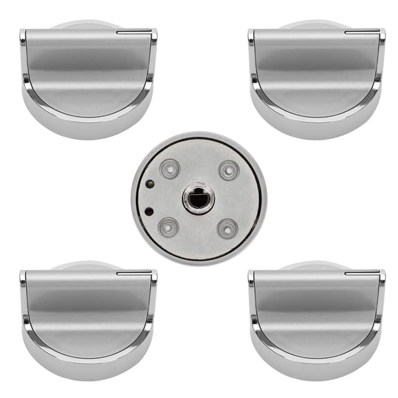 W10594481 Gas Stoven Knob for Whirl-Pool Range/Oven WCG97US0DS00 WCG97US6DS00,Stainless Steel Control Knob Replaces WPW10594481 AP6023301