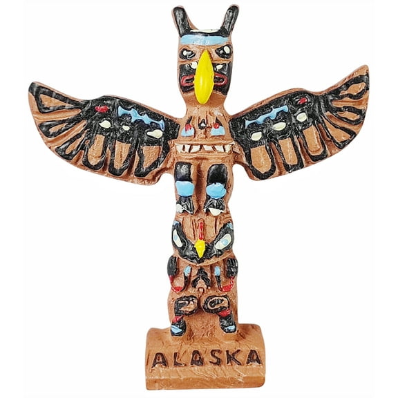 Alaska USA 3D Letters Fridge Magnet Souvenir Gift,Resin Handmade Alaska Refrigerator Magnet Home Decoration Collection