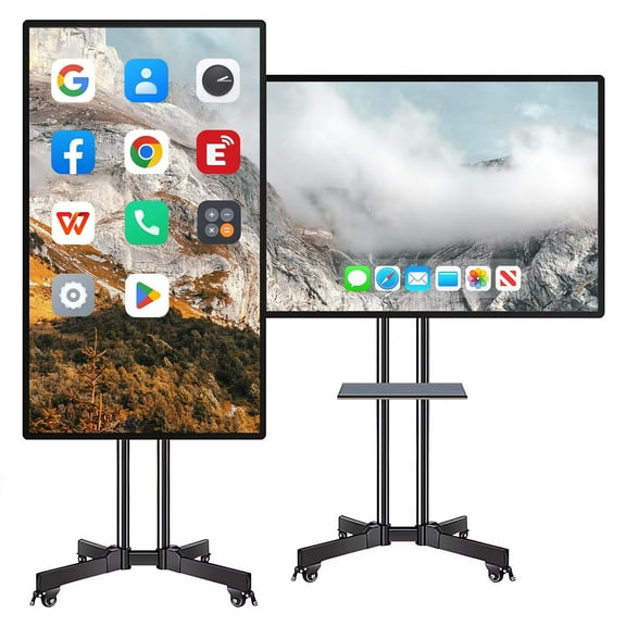 BELNET 49'' Smart Board Electronic Whiteboard Touch Portable Conference Display with E-Beam Tracking Android Interactive & Remote Learning Support