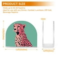 thumbnail image 4 of Yayeee Napkin Holder for Table Kitchen Paper Tissue Organization, Big Pink Cheetah, 4 of 8