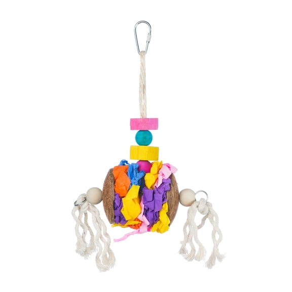Prevue Pet Products Playfuls Physical & Mental Accordian Crinkle Bird Toy 62517