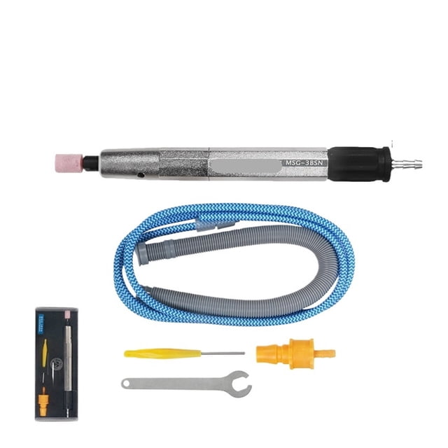 3mm Collet 65000RPM High Speed Pneumatic Micro Die Grinder Engraving Pen Tool Set ,Labor Saving Use