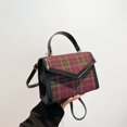 thumbnail image 1 of Bolso retro occidental, otoño 2025, nueva moda, bandolera informal a cuadros, bolso cuadrado pequeño, 1 of 5