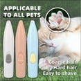 thumbnail image 3 of Tondeuse Électrique pour Animaux, Tondeuse pour Poils de Pattes de Chats et de Chiens, Tondeuse pour Poils d'Animaux, Rasoir, Machine de Toilettage avec DEL, 3 of 6