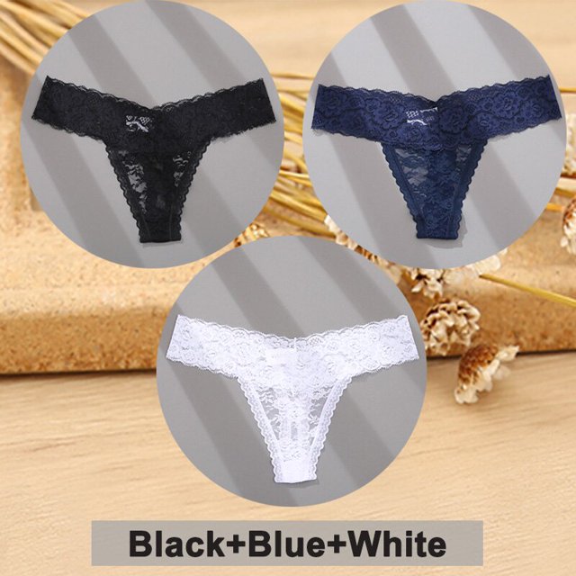 3 Unids/Set Bragas De Encaje Ropa Interior Floral Completa De Las Mujeres Calzoncillos Sexy Tanga Lencería Femenina Íntimospangjing