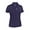 Navy, variant on Monterey Club Women's Melange Jersey Performance Sport Golf Polo Shirt #2362