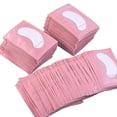 thumbnail image 1 of 100 pares de parches de papel para extensiones de pestañas pegatinas para ojos injertadas debajo de la almohadilla para ojos, 1 of 4