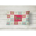 thumbnail image 2 of Carolines Treasures CK5678PW1216 Pixie Bob 1 Cat Love Canvas Fabric Decorative Pillow, Red, 12H x16W, multicolor, 2 of 3