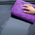 thumbnail image 4 of Microfiber Cleaning Cloth 2 Pack Drying Car Towel Water Absorption Not Prone to Losing Hair Car Washing Towel Large Szie Car Cleaning Cloth 24X63 Inch Microfiber Cleaning Cloths, 4 of 8