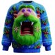 thumbnail image 1 of Amzcrzy Sudadera Para Hombre, Con Estampado Navideño, Informal, De Manga Larga Y Cuello Redondo, Azul, Xl, 1 of 5