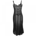thumbnail image 5 of Women Sexy Chiffon Lingerie Nightgown Dress Plus Sizes Sleepwear, 5 of 6