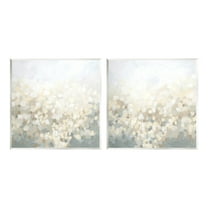 Stupell Industries Subtle Speckled Landscape Abstract Painting Unframed Art Print Wall Art, 12 x 12, Set of 2