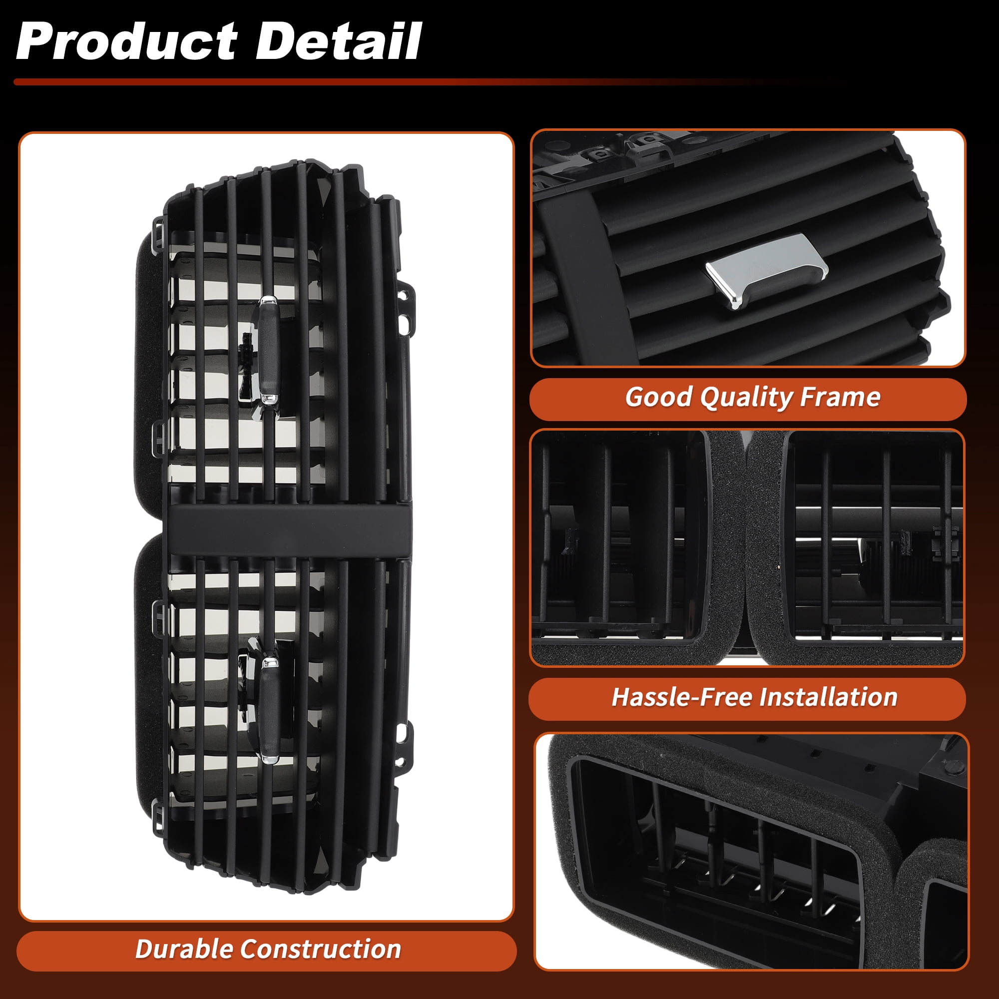 Unique Bargains Dashboard Air Vent Outlet Panel for Ford Explorer Base 2011-2015