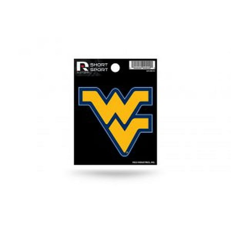 West Virginia Mountaineers Brass - West Virginia Mountaineers Short Sport Decal