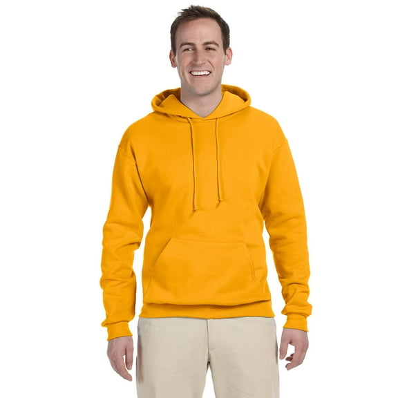 Jerzees Nublend Adult Pullover Hooded Sweatshirt , 996 , Gold , Medium