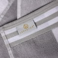 thumbnail image 6 of Superior Cotton Striped Oversized Beach Towel Set of 4, 34" x 64", Light Grey, 6 of 11