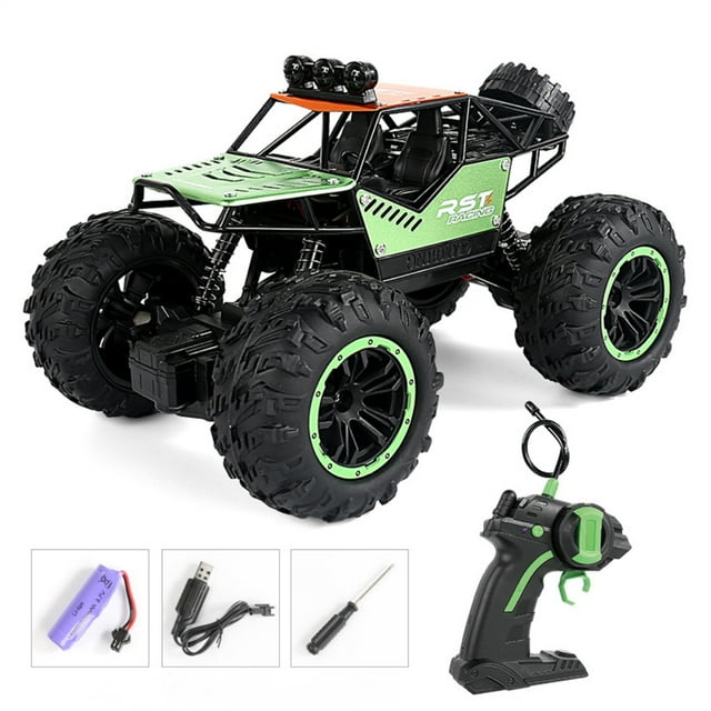 Car Alloy Off-Road Climbing Car Con Luces Children'S Electric Remote Control Toy Car 1:18 Rc Kearding FN007728-02