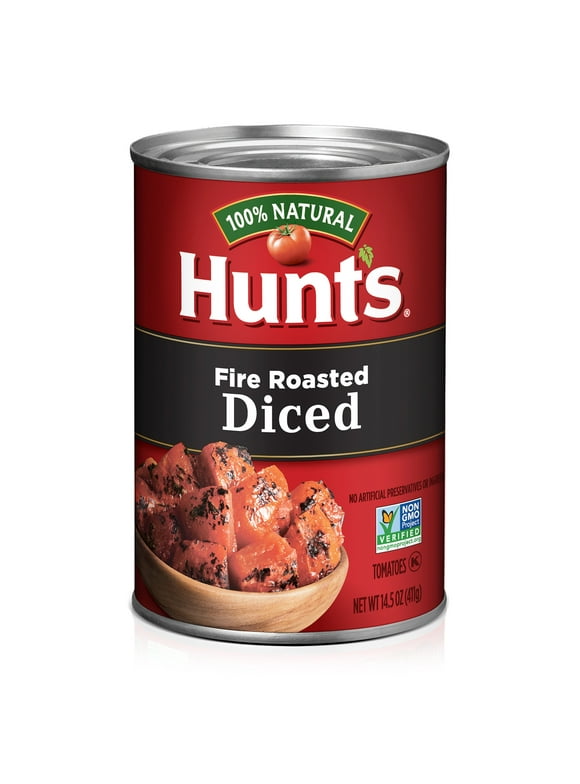 Hunt's Fire Roasted Diced Tomatoes, 14.5 oz Can
