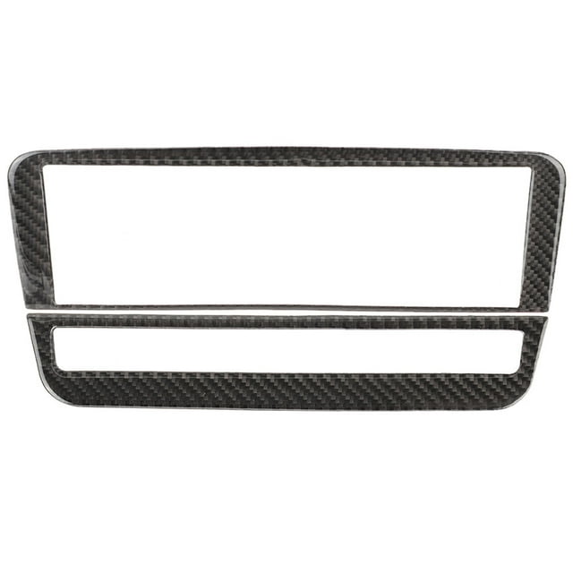 Carbon Fiber CD Air Conditioning Control Panel Cover Trim for Mercedes Benz a B/GLA/CLA(Pure)