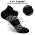thumbnail image 3 of Smilooen 6 Pairs Women Ankle Socks with Arch Support Low Cut Running Athletic Socks for Women,Size 6-8, 3 of 6
