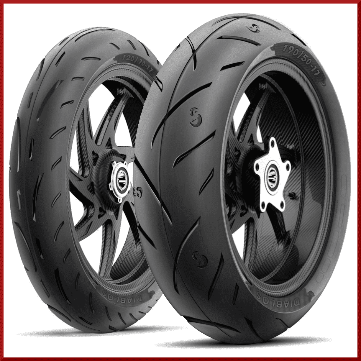 Pirelli, Motorcycle Tire Set, 120/70 ZR 17, 180/55 ZR 17 M/C