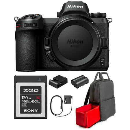 Nikon Z7 45.7MP FX-Format Full-Frame 4K Mirrorless Camera  with Backpack (Best Full Frame Mirrorless)