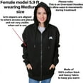 thumbnail image 5 of MandMcares Arm Access Oversized Dialysis Jacket, Oversized Hoodies, Unisex Dialysis Clothing, Customized for Hemodialysis Patients with Both Arms, Two Way Zippers, 5 of 6