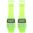 thumbnail image 3 of Miangastore 2Pcs Kid Green Calculator Watch For Calculation Time Telling Educational Aid Birthday Party Everyday Use, 3 of 8