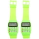 thumbnail image 5 of BRIGHTFUFU 2pcs tipo de reloj calculadoras reloj de cálculo portátil muñeca operación geométrica reloj regalo de cumpleaños para niños verde, 5 of 8