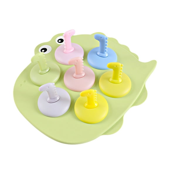 TIELUTT Plateau en Silicone Dinosaure avec Poignée Dinosaure pour Fabrication de Glace, Plateau en Silicone pour Abreuvoir, Plateau de Congélation pour Cubes, Plateau en Silicone pour Conservation des Aliments, Support de Gobelet à Glace