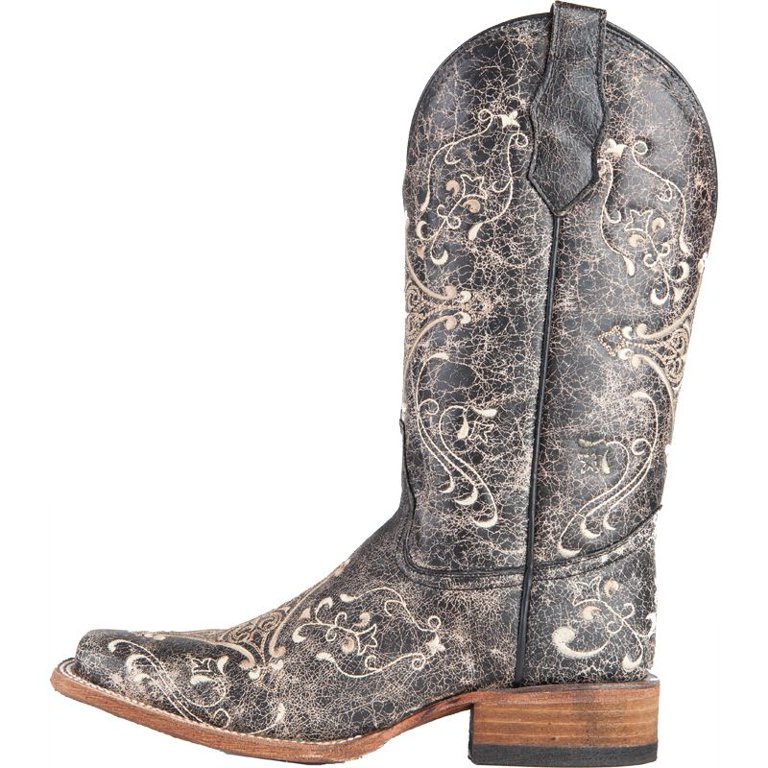 Circle g women's crackle clearance western boots