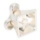 thumbnail image 3 of Teclas giratorias de aleación de aluminio, accesorios para teclados mecánicos universales de forma especial y novedosos, Clover Silver, 3 of 5