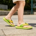 thumbnail image 6 of Sandals for Girls Lightweight Breathable Thong Beach Sandals Summer Flip Flops Slippers for Girls Green 29, 6 of 7