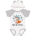 thumbnail image 3 of Inktastic Let it Snow Cute Orange Fox in Hat and Scarf Boys or Girls Baby Bodysuit, 3 of 5