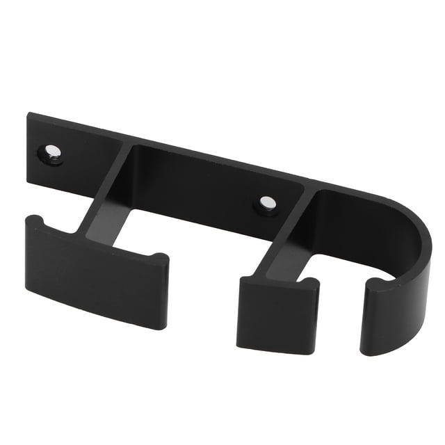 Panguero de Lavado, Diseño de Base Espesada Montada en la Pared, Perchero de Lavado de Tapa de Lavado Negro con Diseño de Gancho Con Tornillo para El Binado