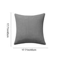 thumbnail image 3 of Funda de cojín de poliéster para sofá y salón, funda decorativa de cojín 45 x 45 cm, 3 of 6