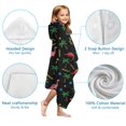 thumbnail image 7 of Pink Dinosaurs Cosmic Stars Hooded Bath Towel，60"x35" for Ages 3 To 12 Kids, Quick Dry Lightweight Soft Microfiber Hood Beach Towel Cover Up for Kids, 7 of 7