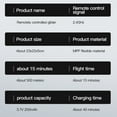 thumbnail image 4 of Bruce&Shark RC Plane, Remote Control Airplane Toy, 2.4GHZ RC Airplane RC Glider with Lights, KF800 Remote Control Airplanes Foam RC Fighter Airlane Jet for Adults Kids, 4 of 17