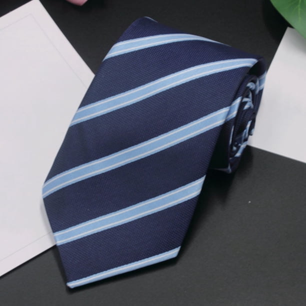 Camisa de vestir de negocios de sarga de moda para hombre de 8 cm, corbata de poliéster lisa, corbata de poliéster para hombre