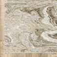 thumbnail image 3 of 10' X 13' Ivory Tan Beige Grey And Brown Abstract Power Loom Stain Resistant Area Rug, 3 of 5