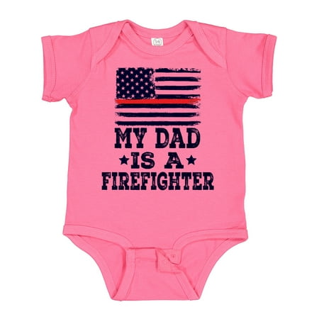 

Inktastic Dad is a Firefighter Gift Baby Boy or Baby Girl Bodysuit