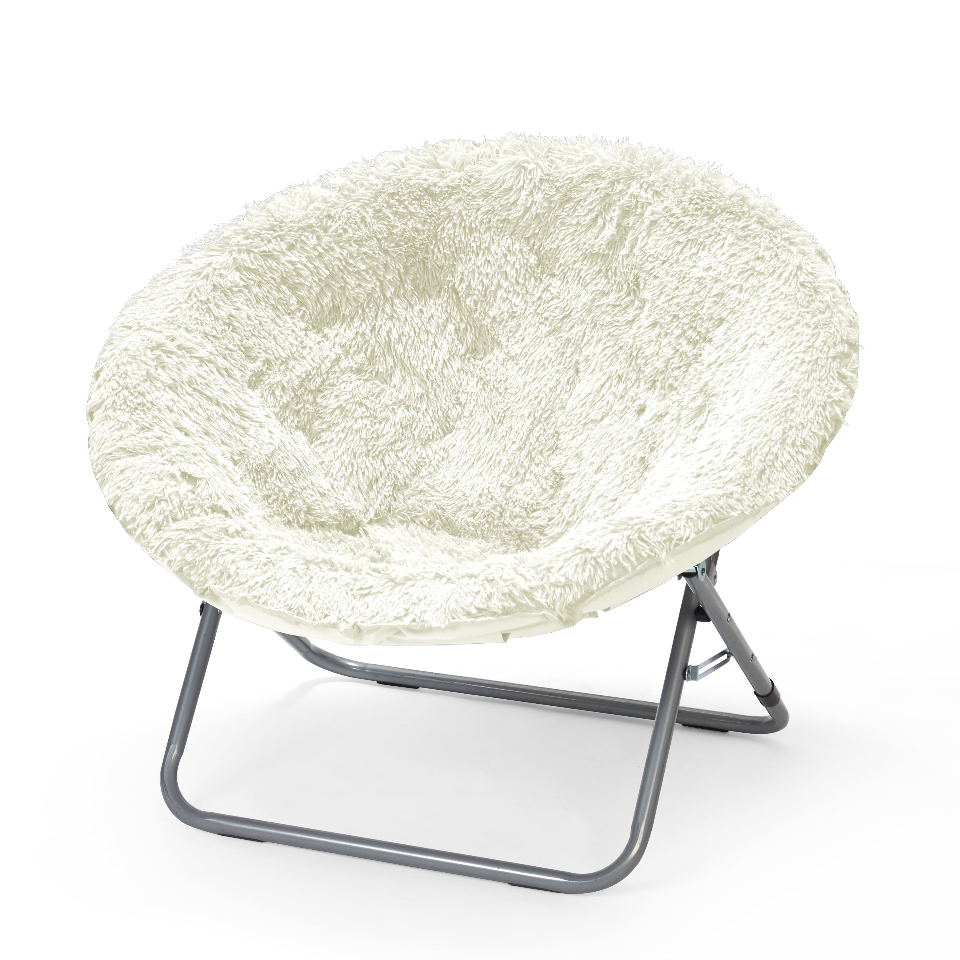 faux fur moon chair