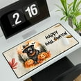 thumbnail image 3 of Happy Halloween Newfoundland Witches Hat Pumpkin Carving Desk Mat Full Keyboard Mouse Pad Newfie Dog Lover Gifts Large Mousepad - 02019, 3 of 5