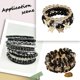thumbnail image 5 of 1 caja de 200 cuentas negras de 10 mm, cuentas acrílicas redondas lisas, bolas sueltas opacas, espaciadores de plástico, accesorios de joyería, 5 of 7