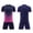 Dark Blue, variant on Kids Boys Summer Athletic Outfit Girls Football Quick Drying Basketball Tracksuit Shorts T Shirt Sportsuit Boy Running Sports Clothes Set Size 13-14 Years Orange