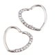 thumbnail image 4 of 2 Piezas Circón Corazón Oído Aro Crystal Pendiente - # 3 Sunnimix Anillo de nariz de circón, 4 of 8