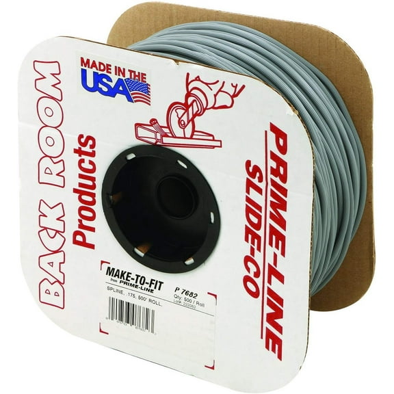 Prime-Line Products P 7682 Screen Retainer Spline, .175-in, 500-ft Roll, Gray