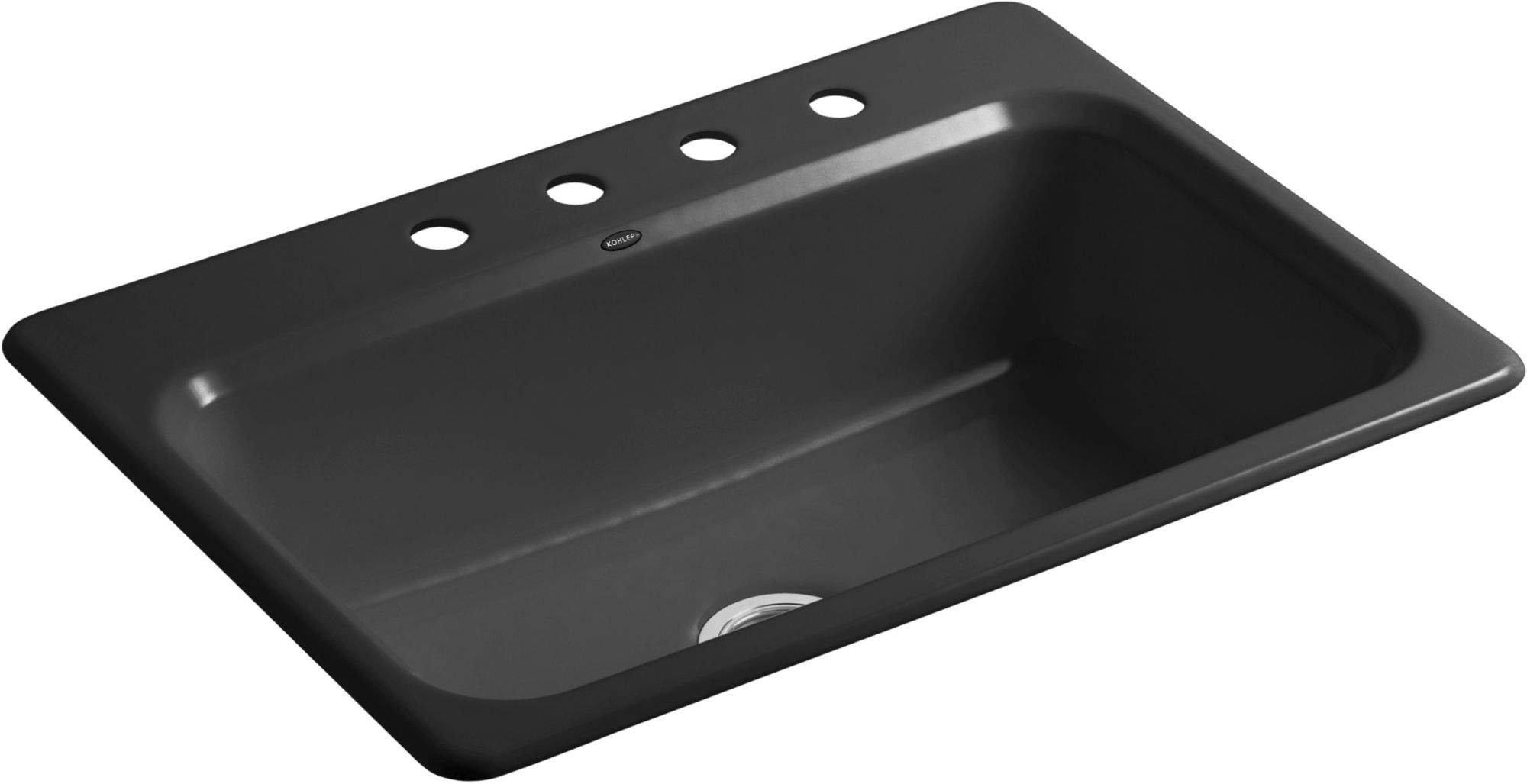 Kohler K58324 Bakersfield 31" Single Basin TopMount Enameled Cast